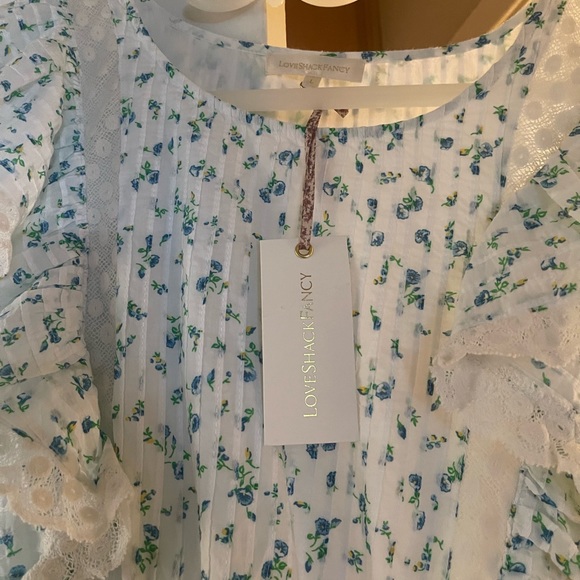 NWT Loveshackfancy Roberta dress size Large - Picture 6 of 7